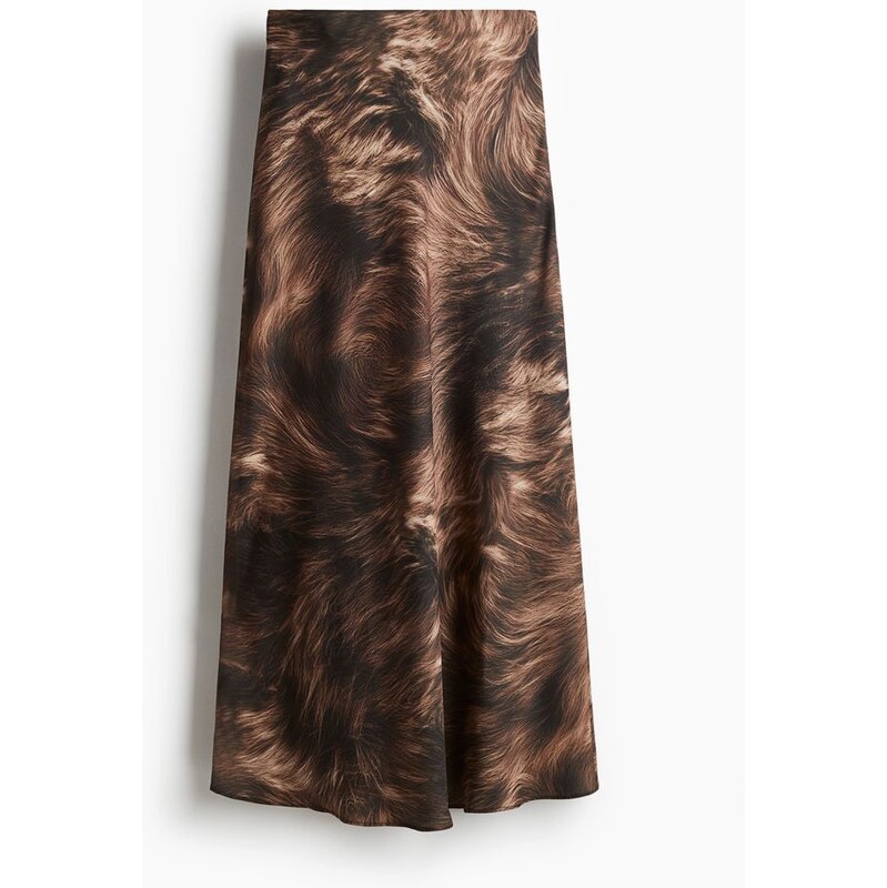 H&M - Dlouhá sukně - Tmavě Hnědá