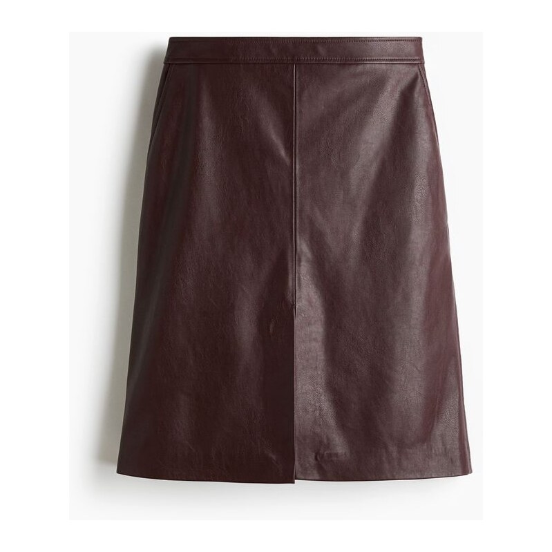 H&M - Pouzdrová sukně - Vínová