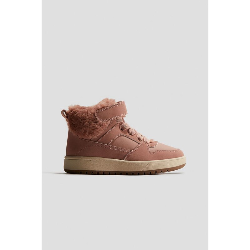 H&M - Zateplené tenisky - růžová 108915412