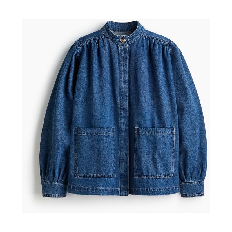 H&M - Džínová bunda - modrá 108915531