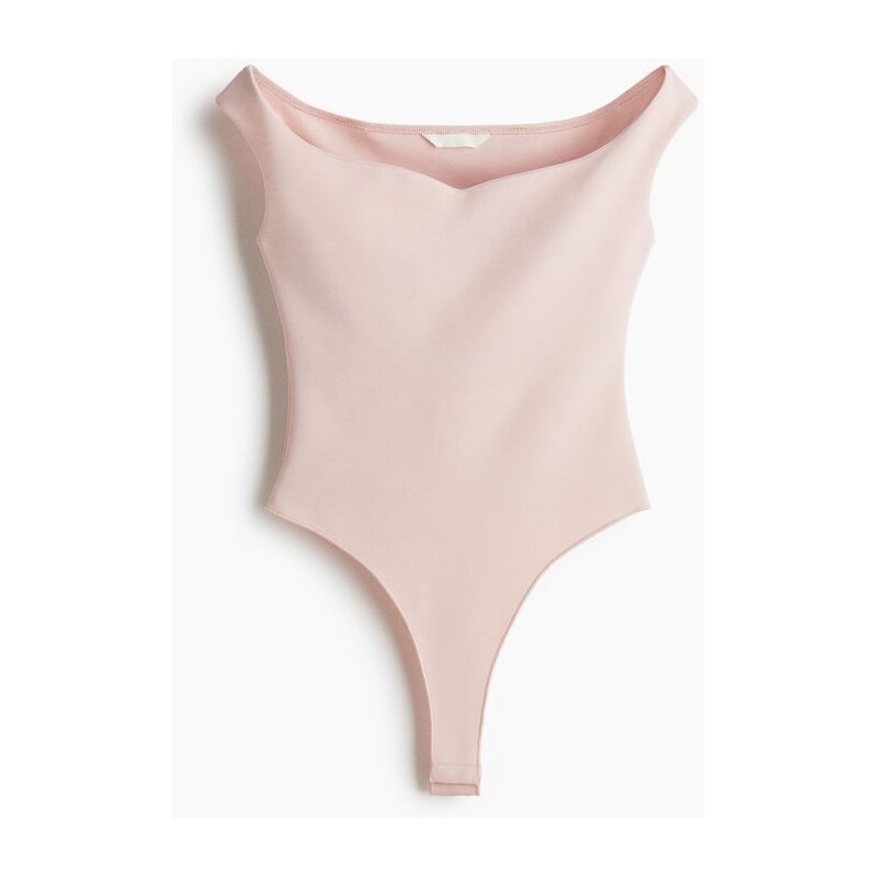 H&M - Body thongs odhalenými rameny - růžová 108915616