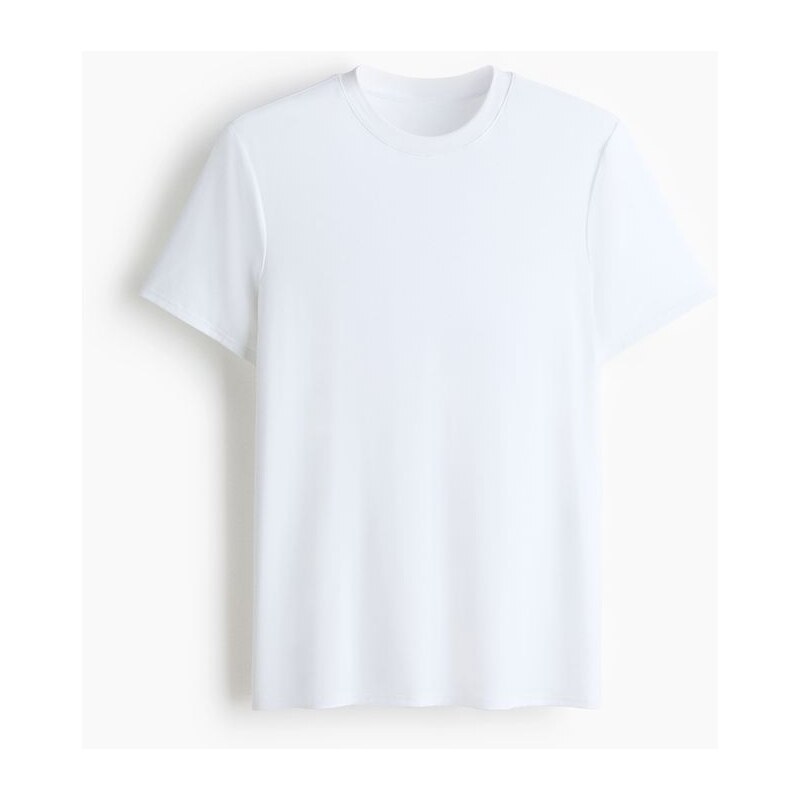 H&M - Tričko Warming Regular Fit - Bílá