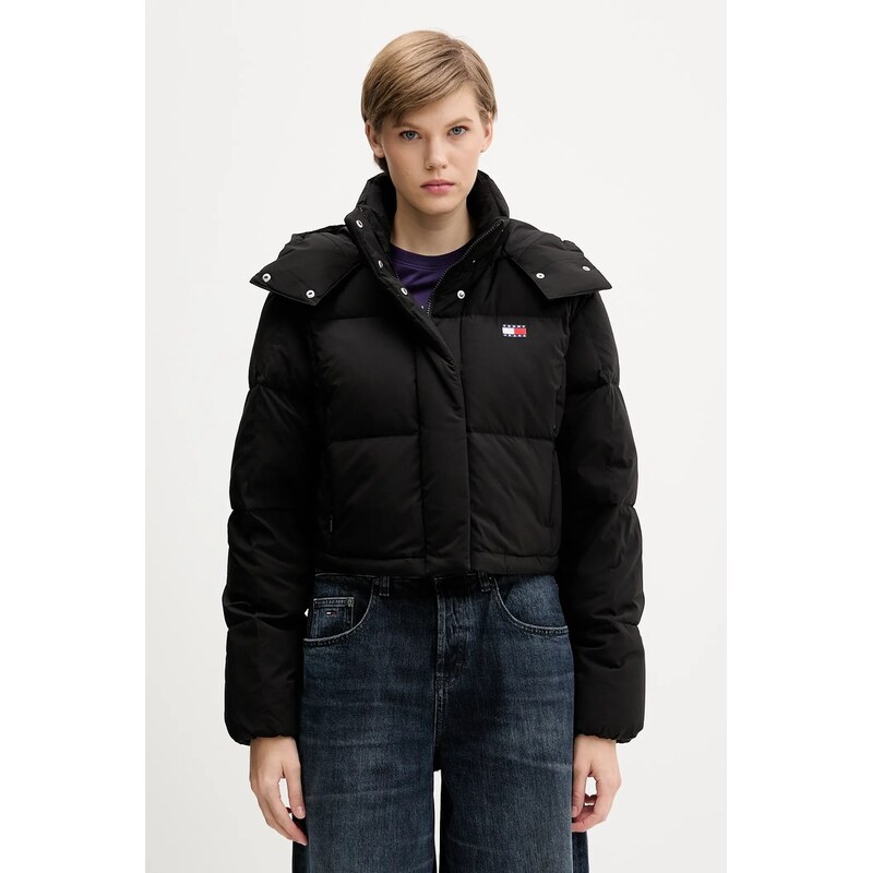 Péřová bunda Tommy Jeans