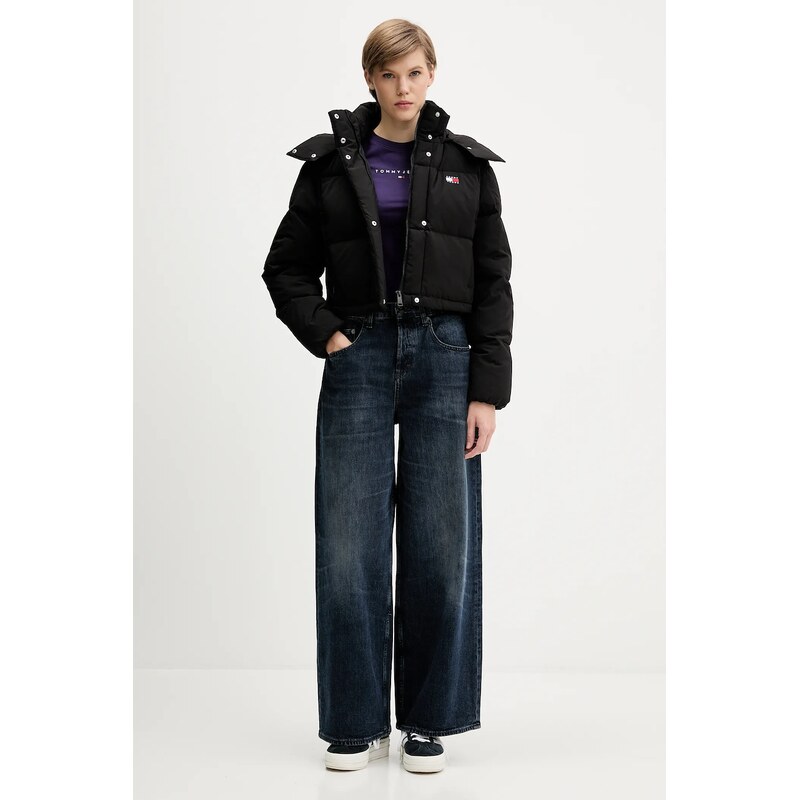 Péřová bunda Tommy Jeans