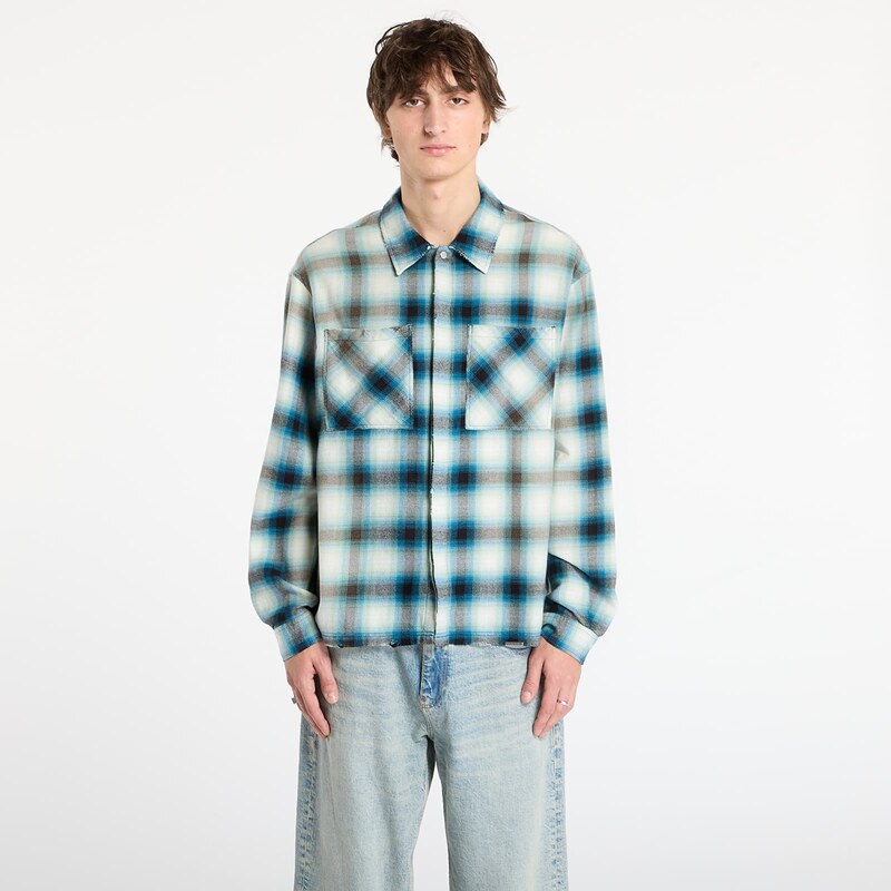 Košile REPRESENT Sun Bleached Flannel Shirt Cloud L