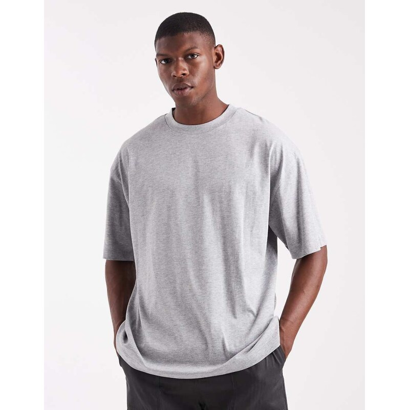 ASOS DESIGN Essentials oversized t-shirt in grey