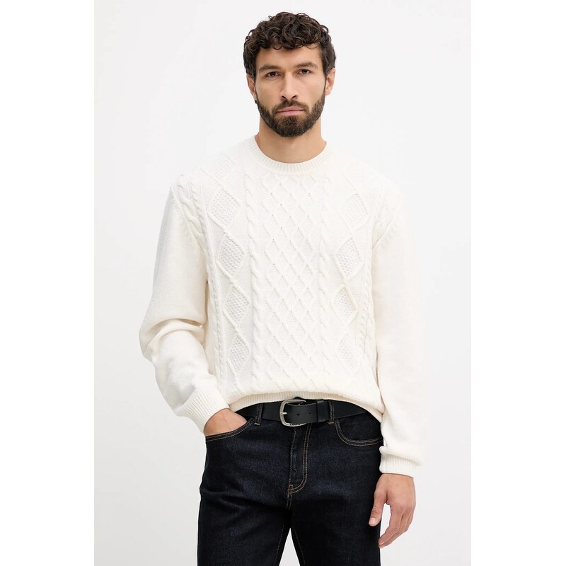 Armani Exchange Svetr s příměsí vlny Armani Exchange