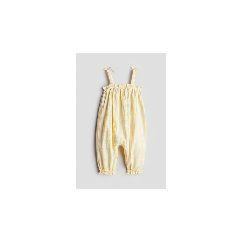 H&M - Mačkaný overal - Žlutá/Bílé Proužky