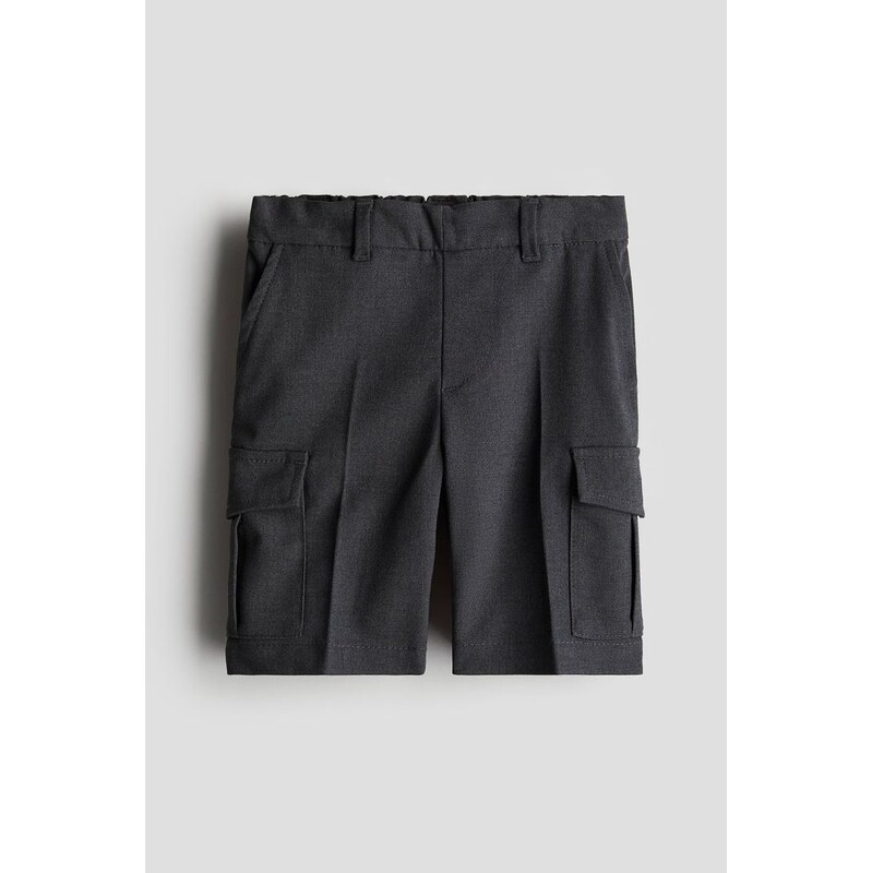 H&M - Školní šortky - Tmavě Šedá