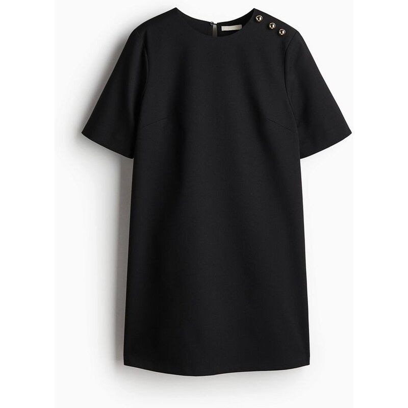 H&M - Šaty áčkový střih - Černá