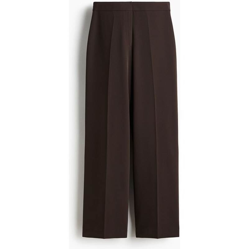 H&M - Elegantní kalhoty - hnědá 108163129