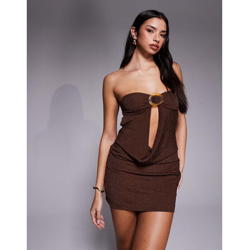 Tiger Mist Kestrel extreme cowl bandeau tortoiseshell ring