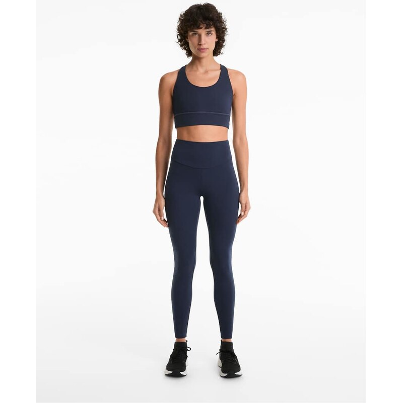OYSHO Comfortlux high-rise ankle-length leggings in navy 108972585