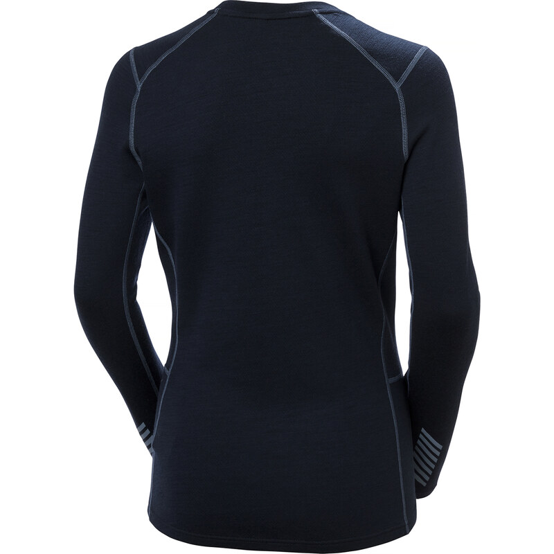 Dámské Termo tričko HELLY HANSEN W LIFA MERINO MIDW GRA CREW 49379_600 – Tmavě modrá