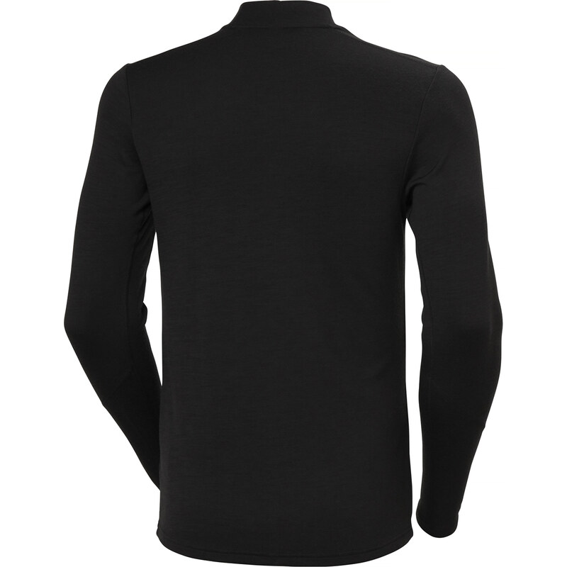 Pánské Termo tričko HELLY HANSEN LIFA MERINO MIDW LOGO 49543_990 – Černá