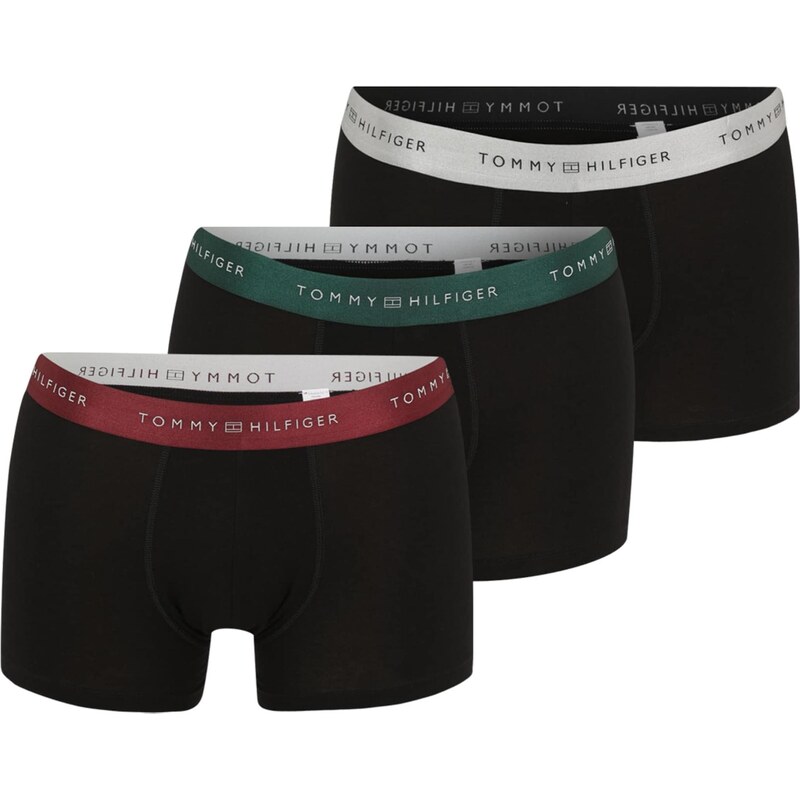 Tommy Hilfiger Underwear Boxerky světle šedá / jedle /