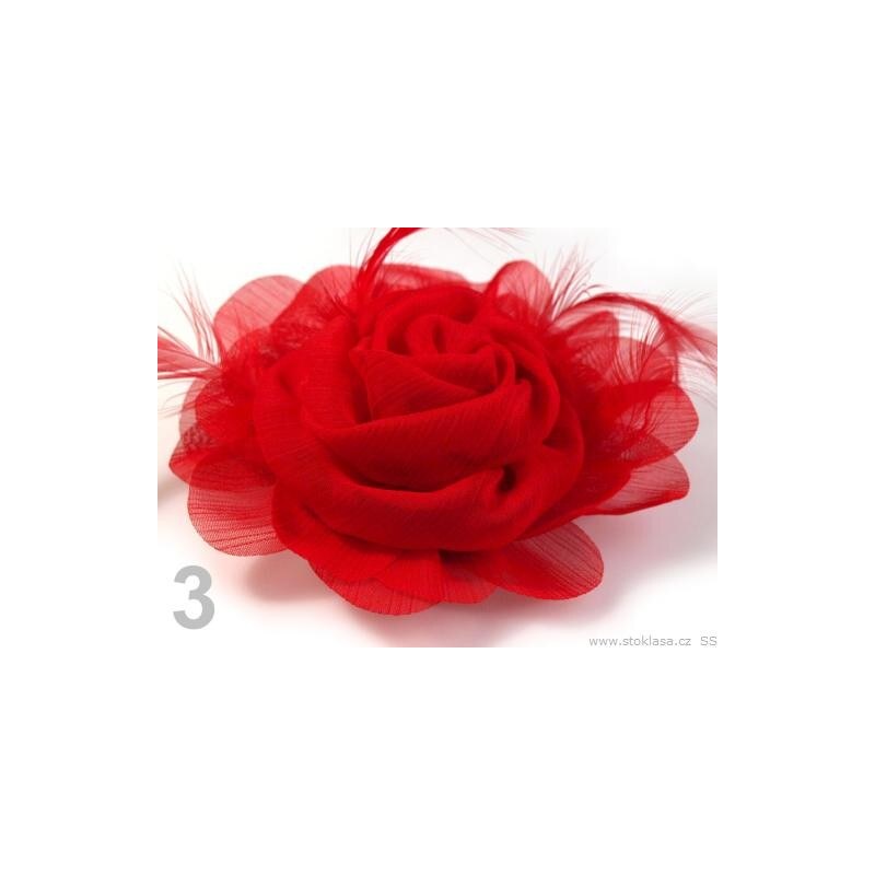 Růže monofilová Ø120 mm (1 ks) - 3 červená Stoklasa