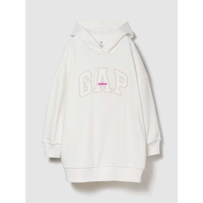 GAP Dětské mikinové oversize šaty VintageSoft - Holky