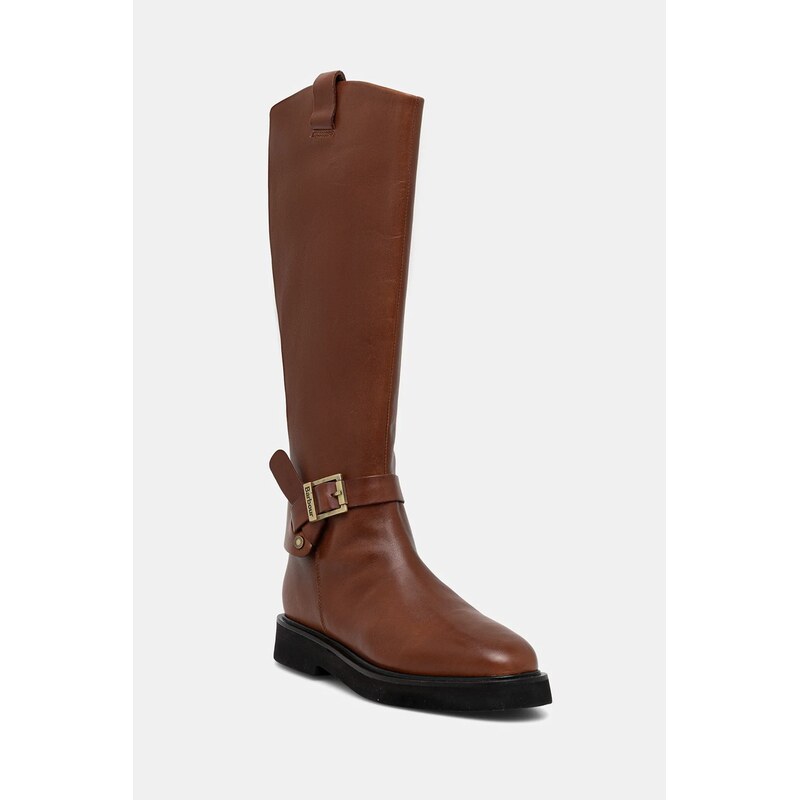Kožené kozačky Barbour Theodora 109074854