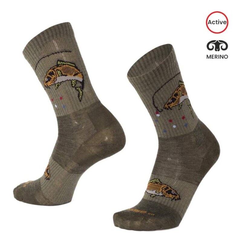 BESKYD CARP veselé merino ponožky Moose 108992774