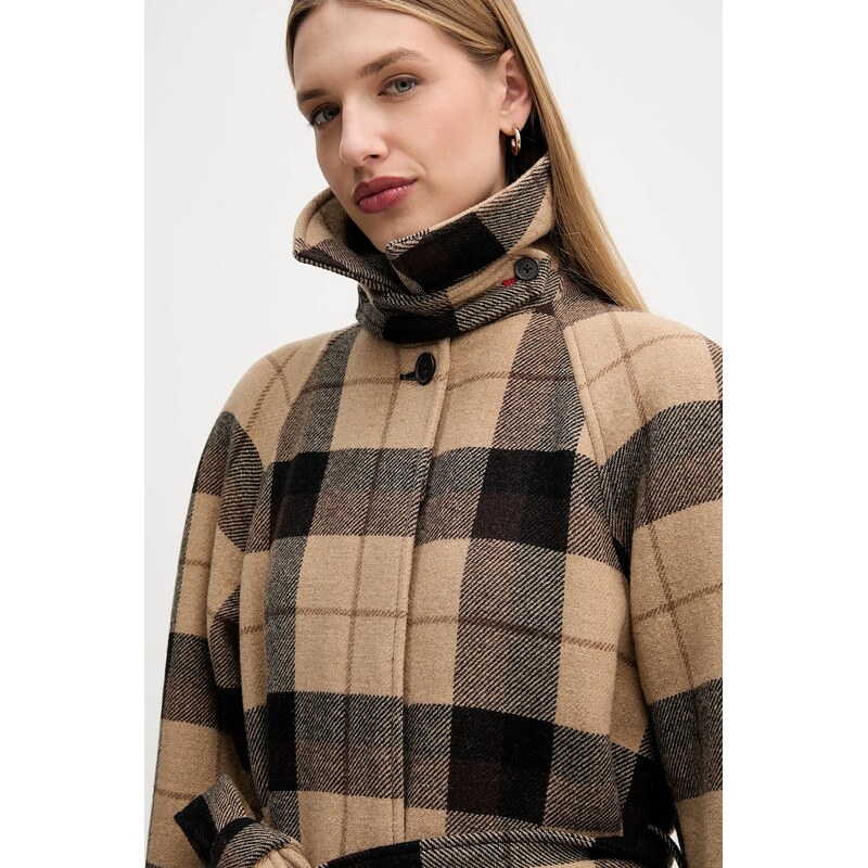 Kabát s příměsí vlny Tommy Hilfiger