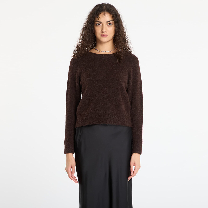 Svetr Samsøe Samsøe Nor O-N Short Black Coffee XS 108995275