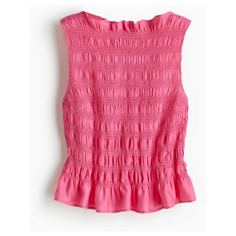 H&M - Tops žabkováním - Jasně Růžová