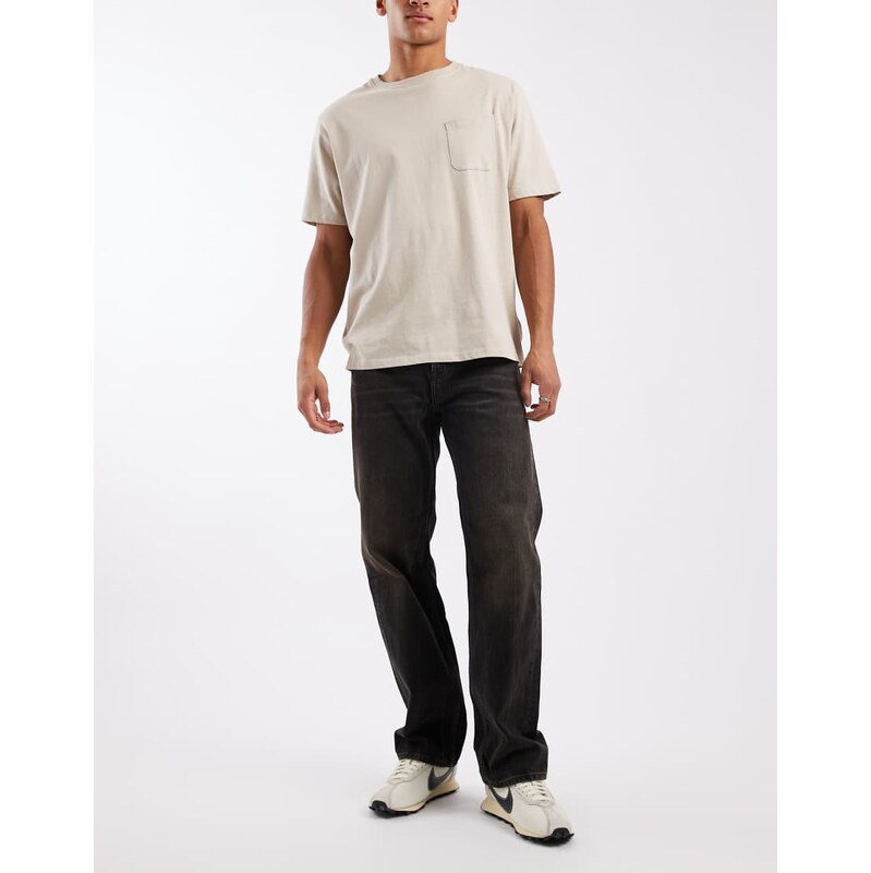 Calvin Klein Jeans 90s straight jeans in black wash