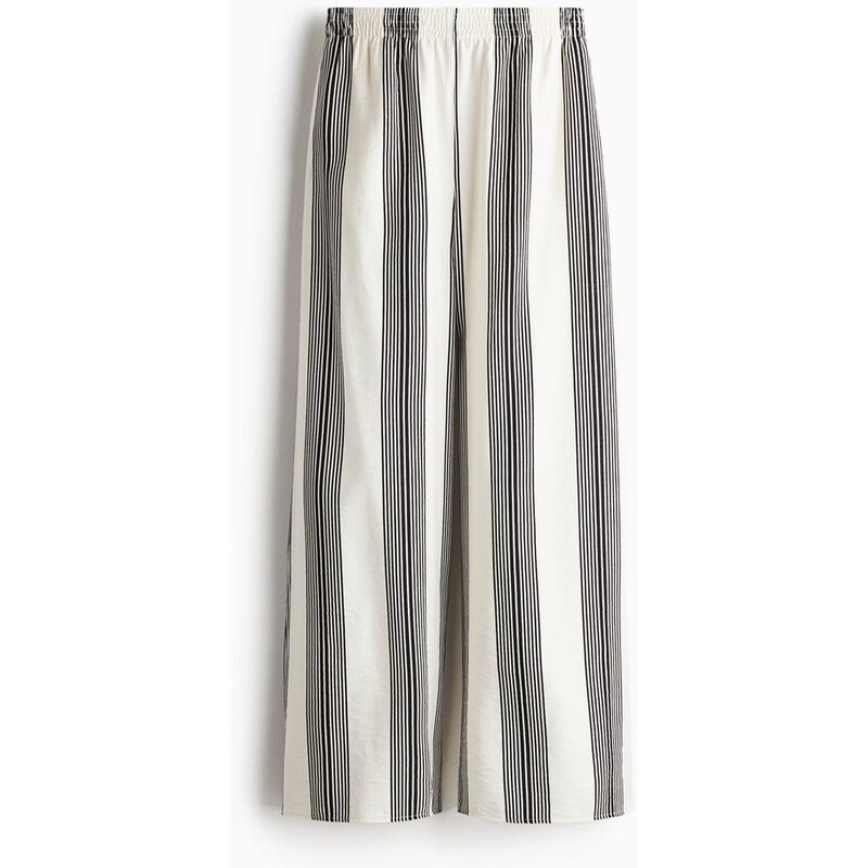H&M - Široké natahovací kalhoty - béžová 108132959
