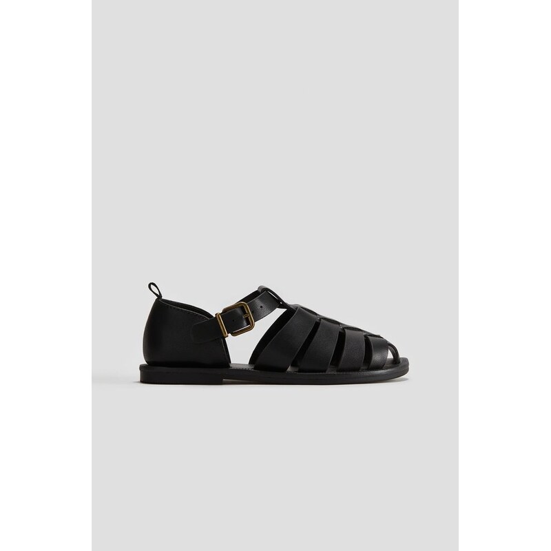 H&M - Rybářské sandály - Černá