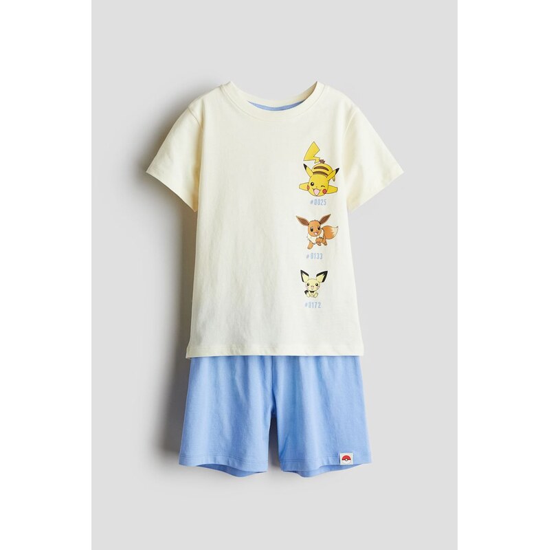 H&M - Pyžamos potiskem - Světle Žlutá/Pokémon