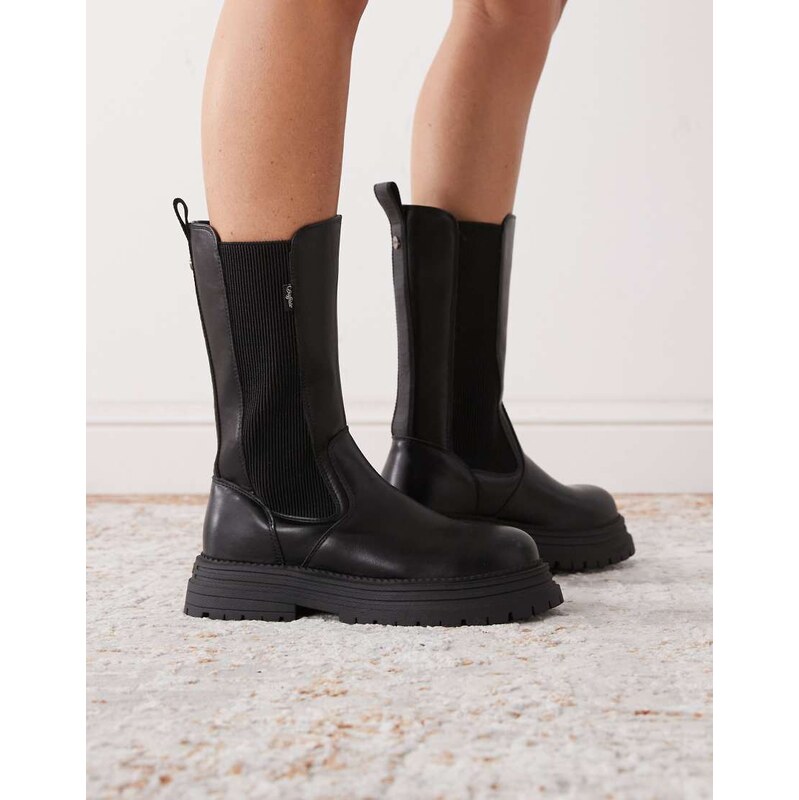 Buffalo Lennox chelsea hi boot in black 109527383