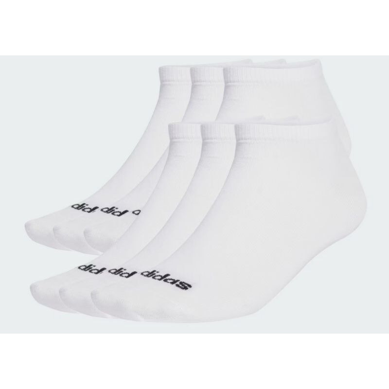 Adidas Linear Crew ponožky tlumené 6 párů JL6096