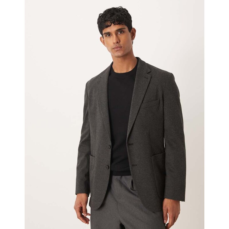 Mango tailored blazer in grey