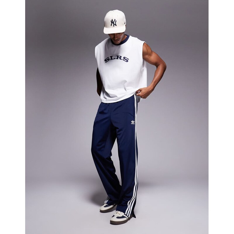adidas Originals Firebird track pants in navy