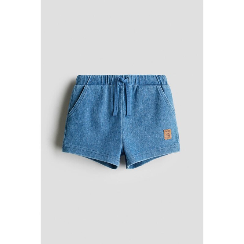 H&M - Šortky džínový vzhled - Modrá