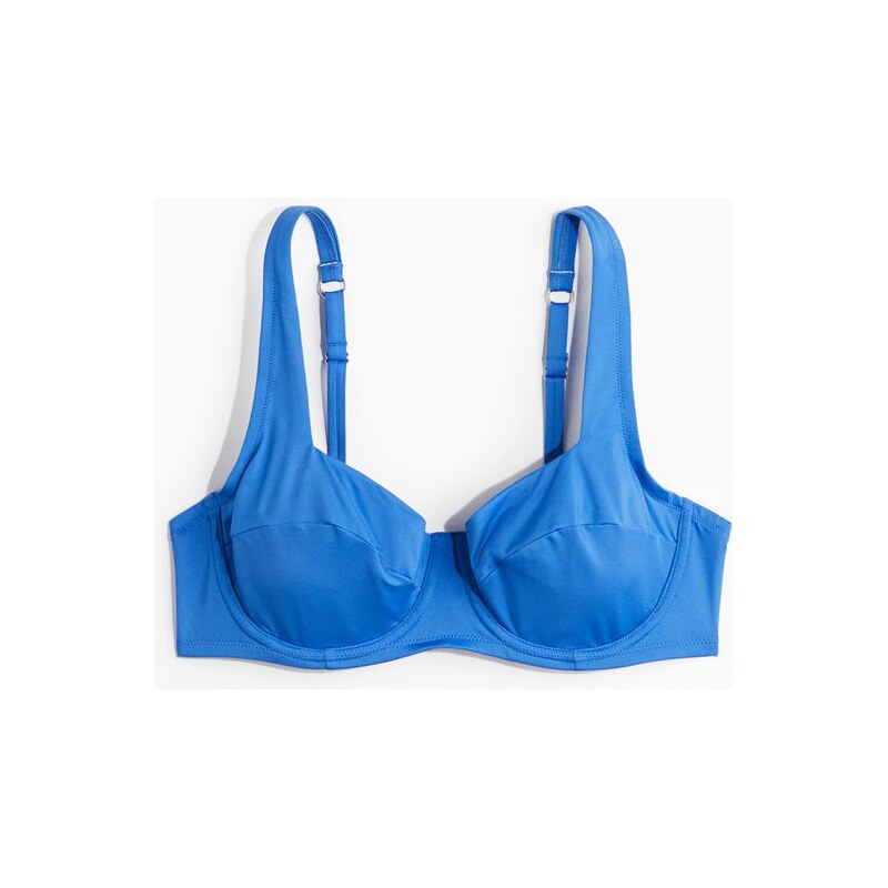 H&M - Bikinová podprsenka - modrá 108138111