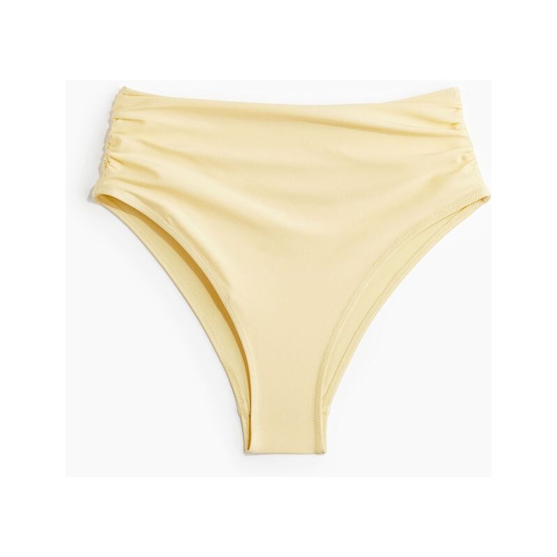 H&M - Bikinové kalhotky Cheekys vysokým pasem - Světle Žlutá