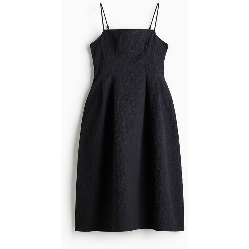 H&M - Šaty z žakárové tkaniny - Černá