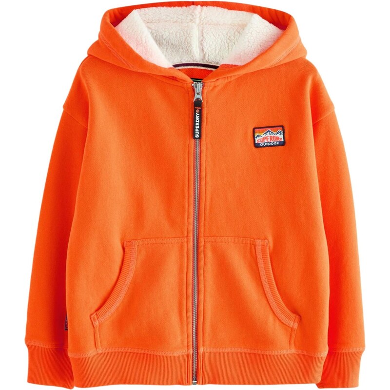 Superdry & Co Mikina tmavě oranžová