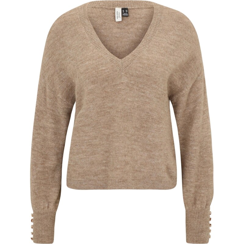 Vero Moda Petite Svetr VMLEFILE béžový melír