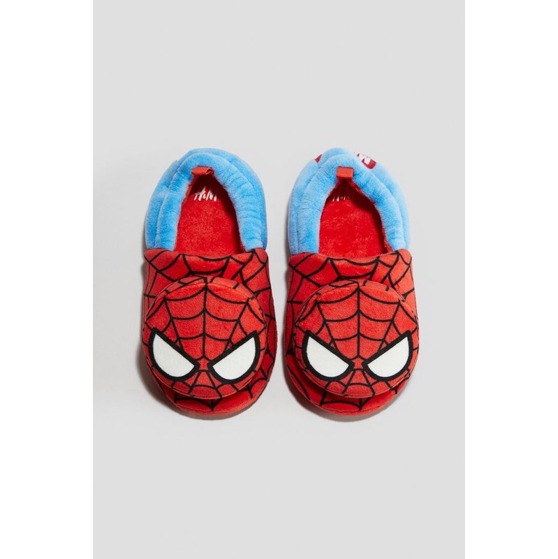 H&M - Měkké bačkory - Červená/Spiderman