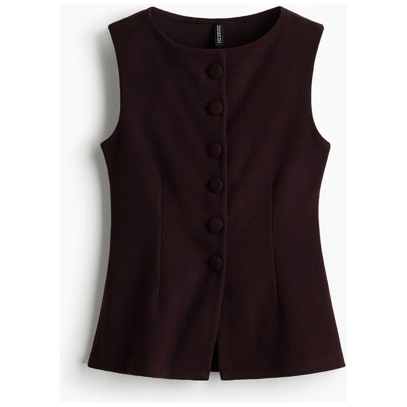 H&M - Žerzejová vesta - červená 108915499