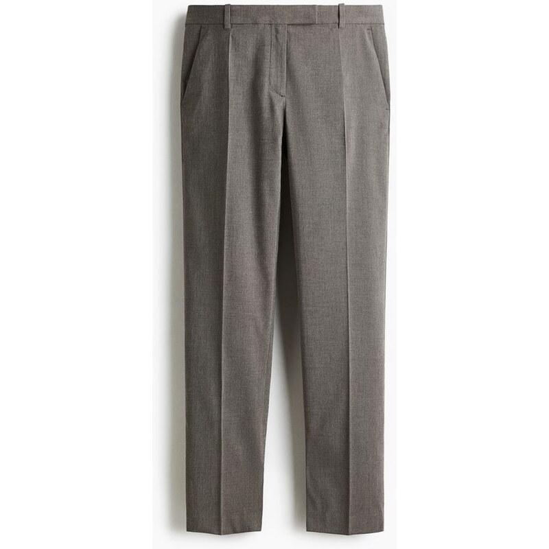 H&M - Kalhotys rozparky na nohavicích - šedá 108159314