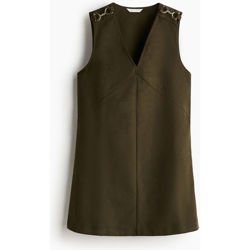 H&M - Šatys kovovými detaily - Tmavě Zelená