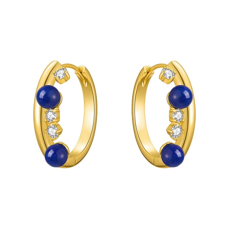 JAY Náušnice s lapis lazuli a zirkony Aurelia 109011759