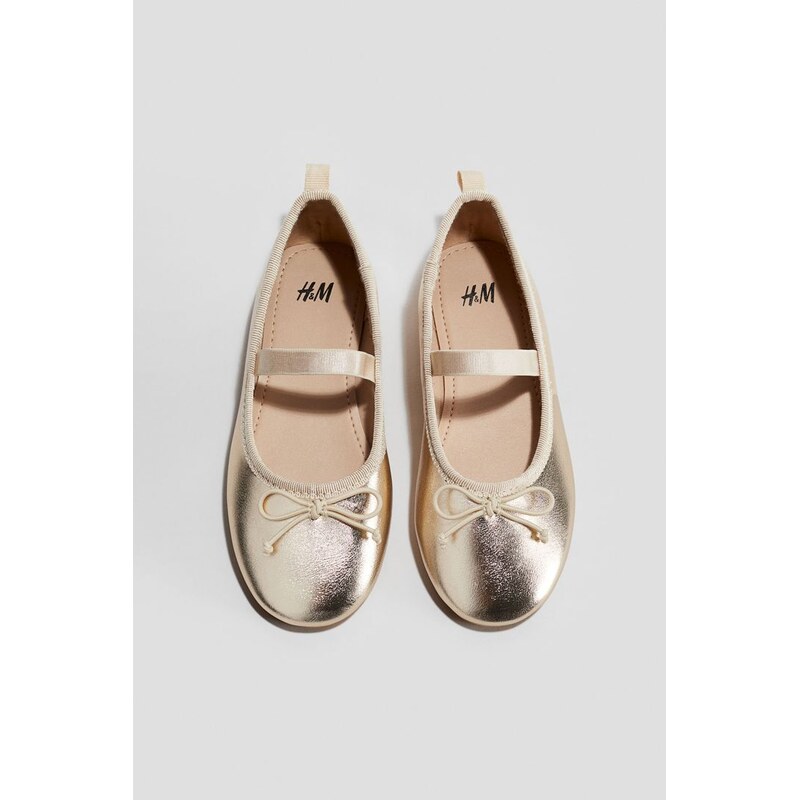 H&M - Balerínky - zlatá 109011585