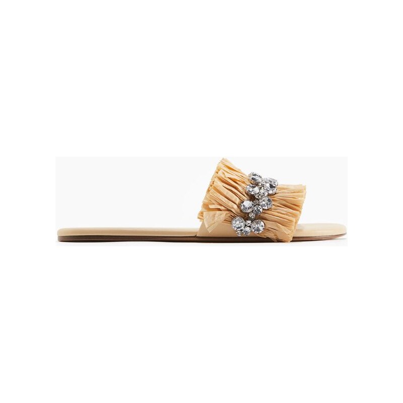 H&M - Štrasové sandály - béžová 108136868