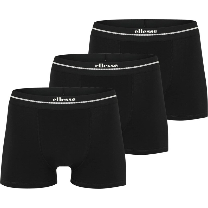 ELLESSE Boxerky Ambria černá / bílá