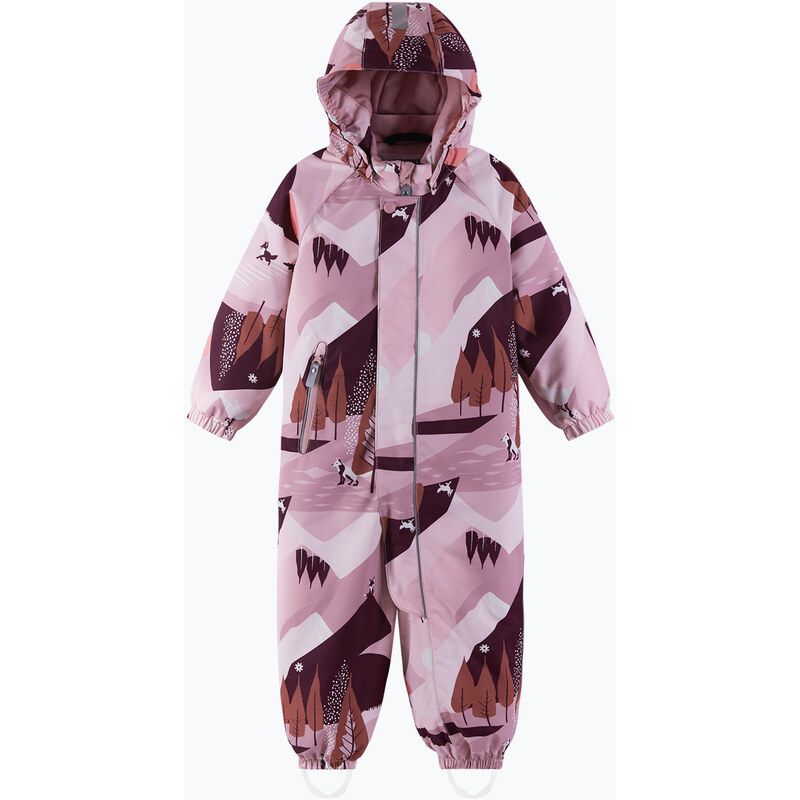 Dětský overal Reima Puhuri grey pink